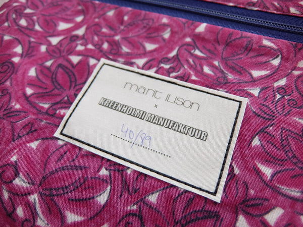 Unique collectible Marit Ilison 77 chintzes printed cotton tote bag