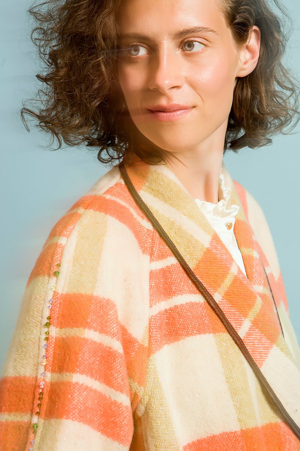 Longing For Sleep by Marit Ilison Upcycled Unique Wool Coat