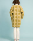 Longing For Sleep by Marit Ilison Unique Upcycled Wool Olive Coat