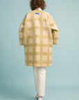 Longing For Sleep by Marit Ilison Unique Upcycled Wool Olive Coat
