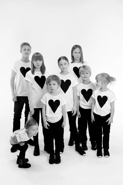 Black Heart Kids Raw Edge T-shirt
