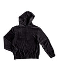 Black Heart Velour Hoodie