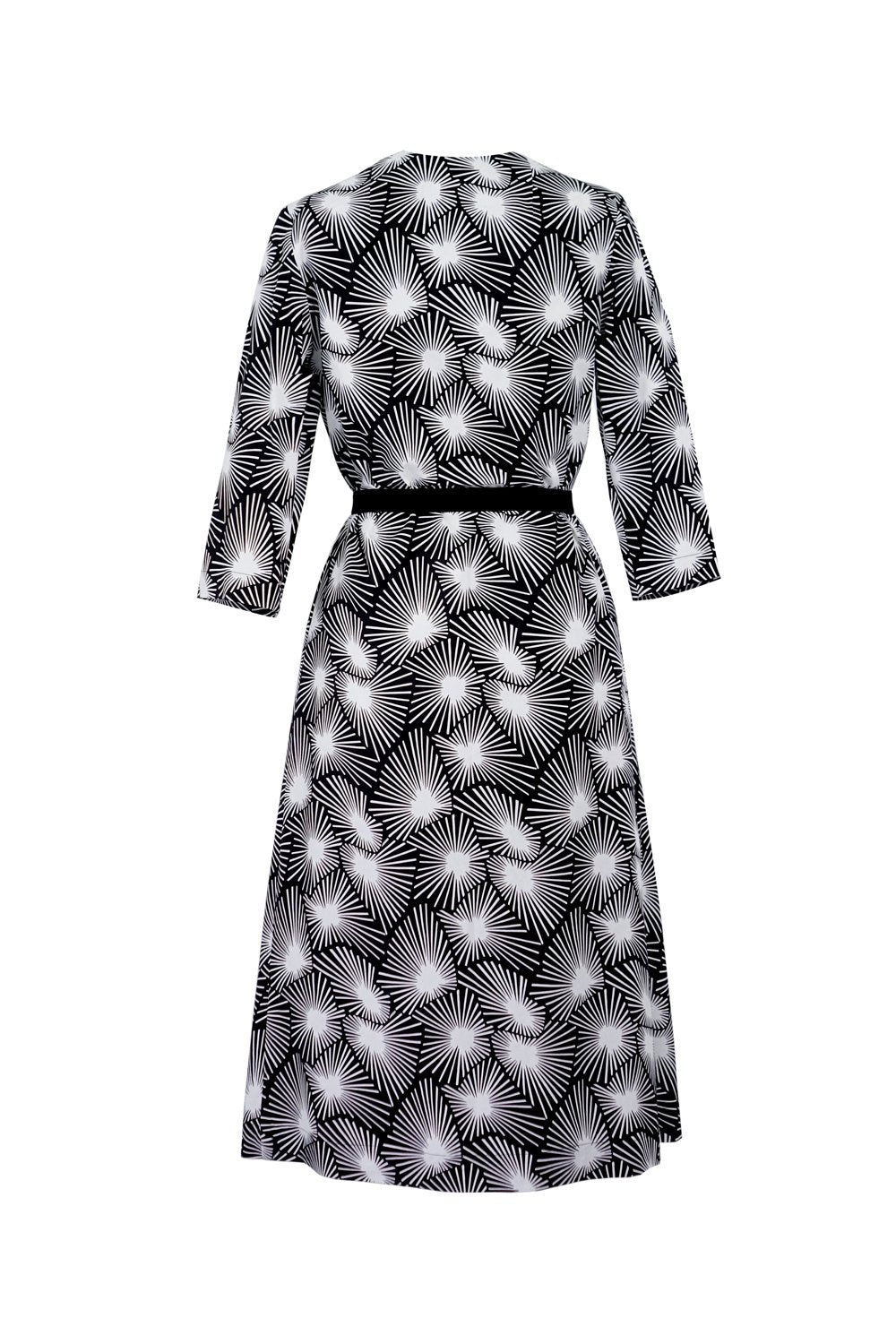 Vintage Chintz by Marit Ilison Fireworks Cotton Smock Dress Back