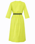 Cotton Smock Dress Pin Dot