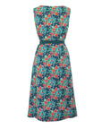 Vintage Chintz by Marit Ilison Strawberries Sleevless Cotton Smock Dress Front