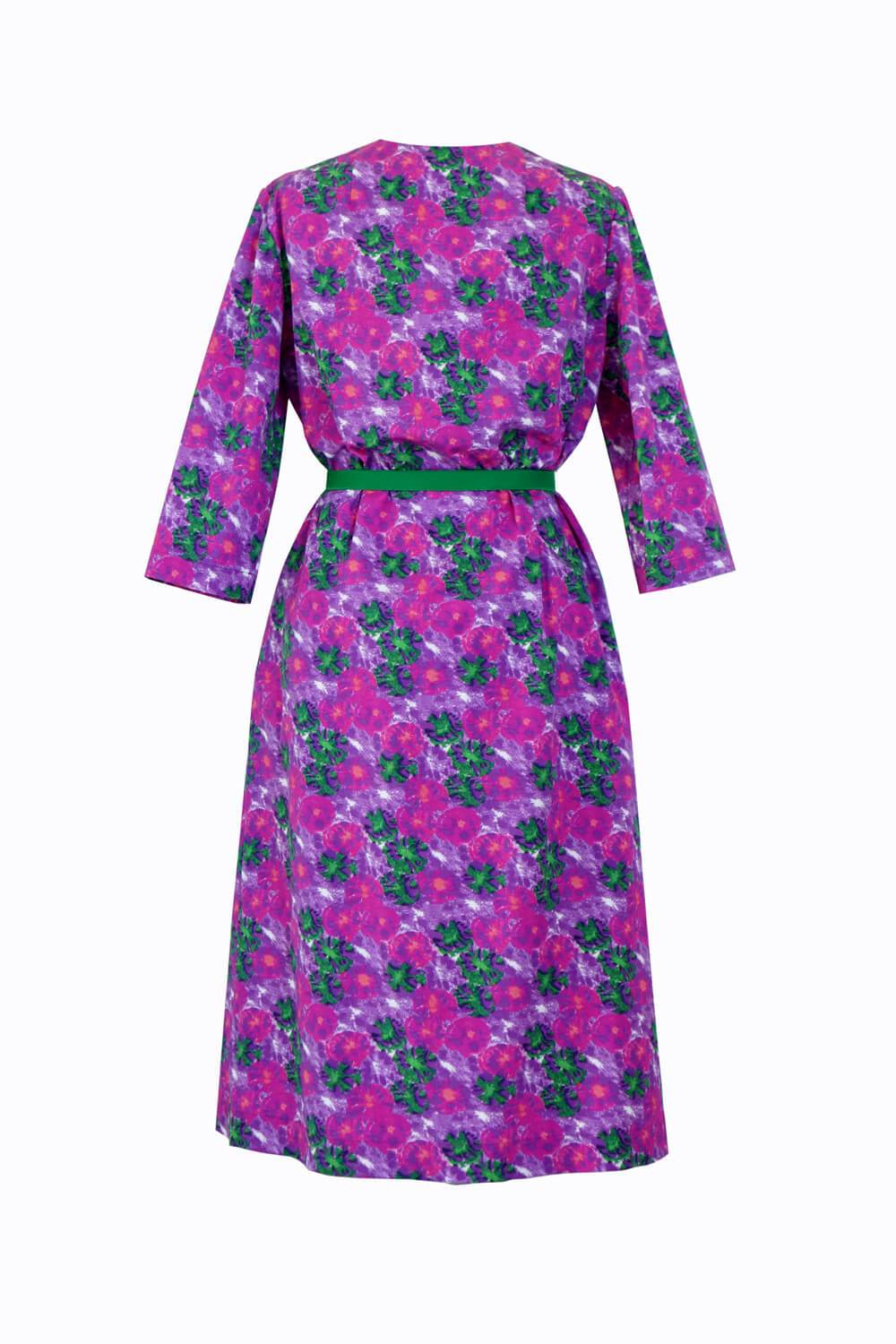 Cotton Smock Dress Vintage Aster