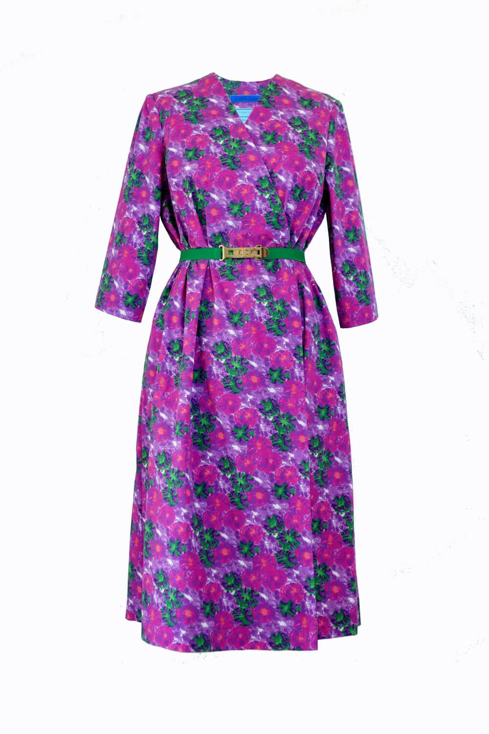 Cotton Smock Dress Vintage Aster