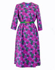 Cotton Smock Dress Vintage Aster