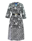 Multi Print Cotton Smock Dress Vintage Magnolia