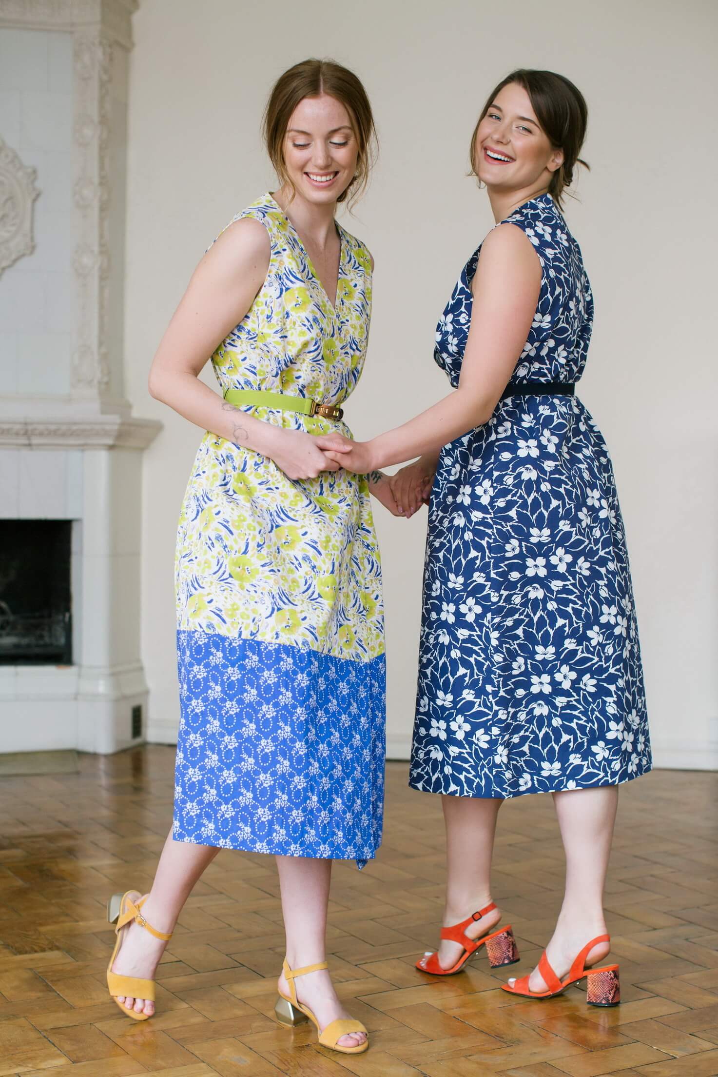 Sleeveless Cotton Smock Dress Anemone