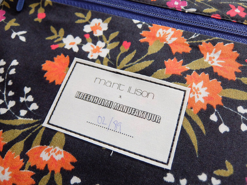 Unique collectible Marit Ilison 77 chintzes printed cotton tote bag