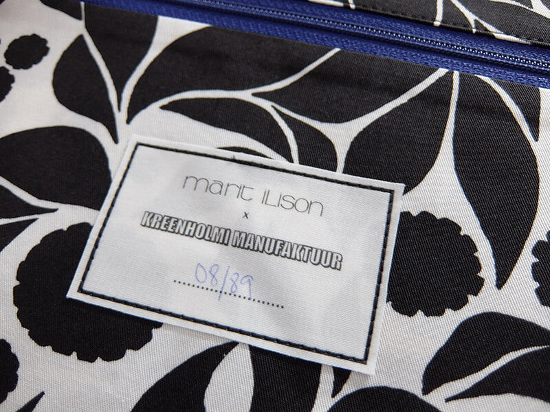 Unique collectible Marit Ilison 77 chintzes printed cotton tote bag