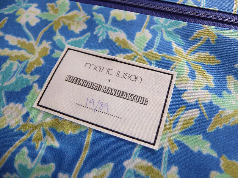 Unique collectible Marit Ilison 77 chintzes printed cotton tote bag