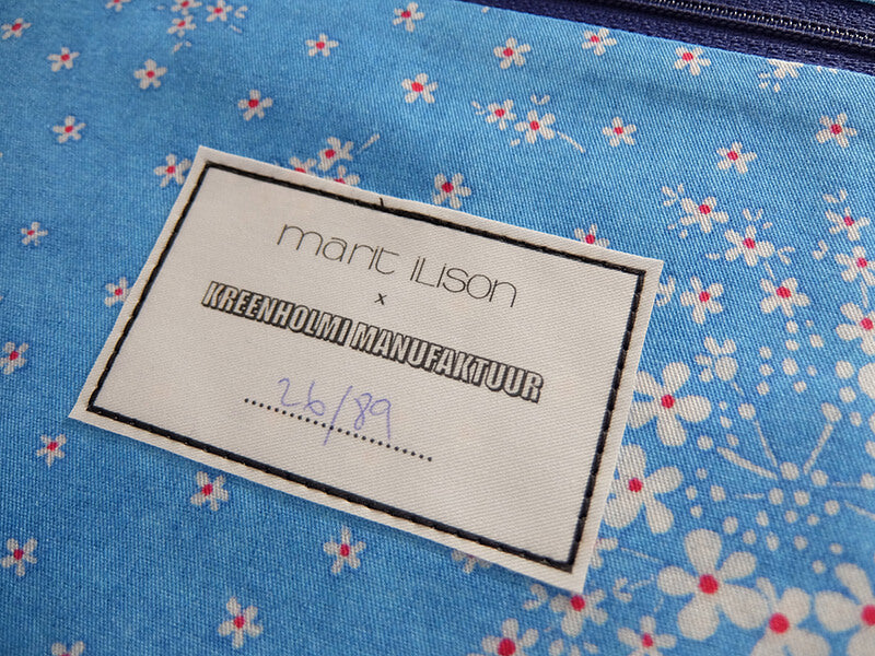 Unique collectible Marit Ilison 77 chintzes printed cotton tote bag