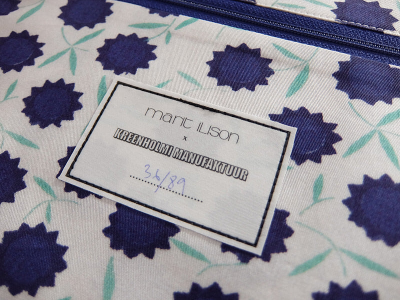 Unique collectible Marit Ilison 77 chintzes printed cotton tote bag