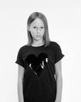 Black Heart Kids Raw Edge Gloss Navy T-shirt