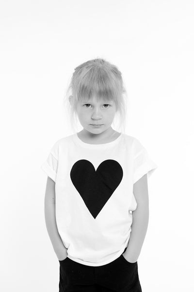 Black Heart Kids Raw Edge T-shirt
