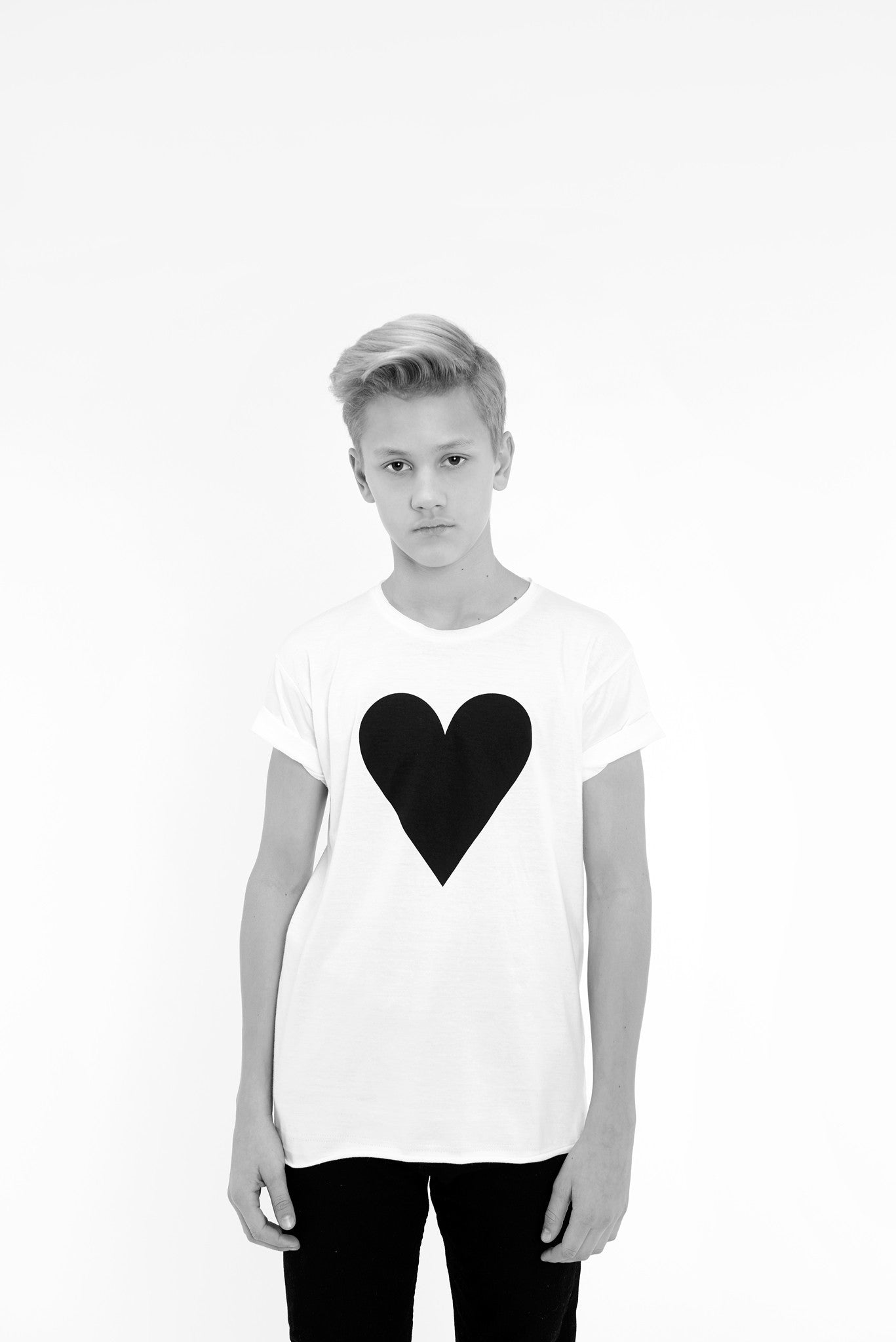 Black Heart Kids Raw Edge T-shirt