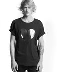 Marit Ilison Black Heart Black Glossy T-shirt